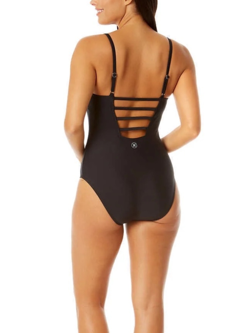 Hurley Women’s One Piece Swimsuit Black Size Medium